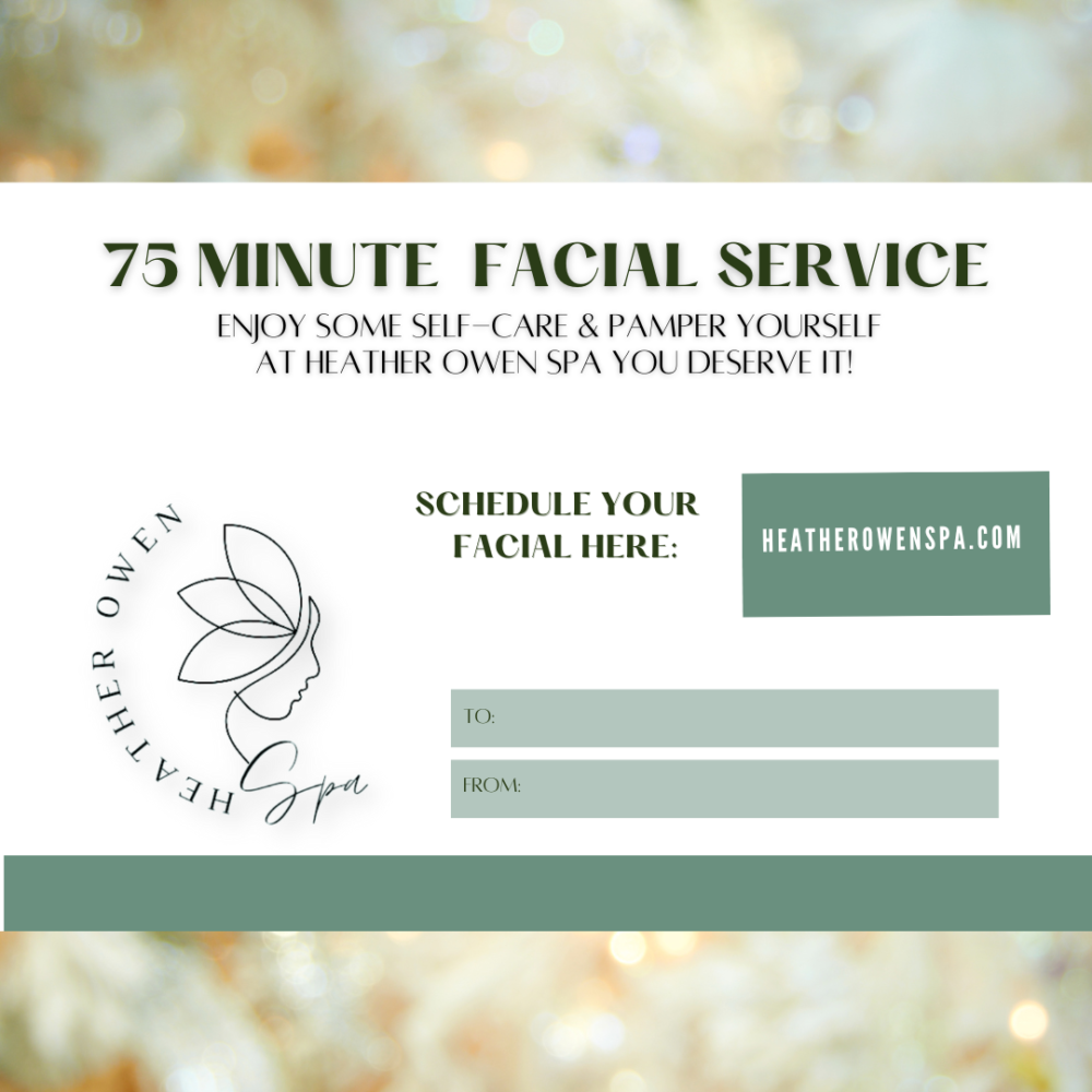 75 Minute Facial Gift Certificate