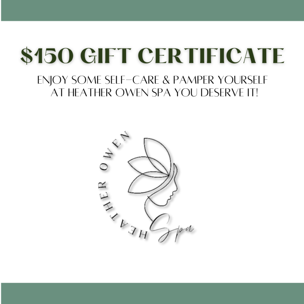 $150 Heather Owen Spa Gift Certificate